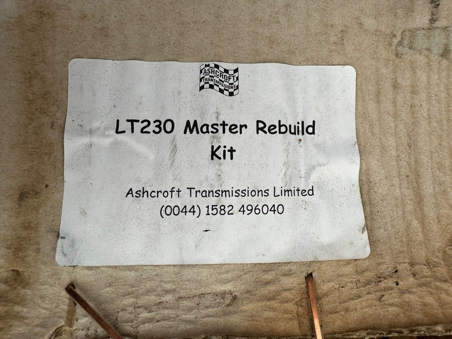 Land Rover Ashcroft LT230 Complete Transfer Case Box Overhaul Rebuild Kit