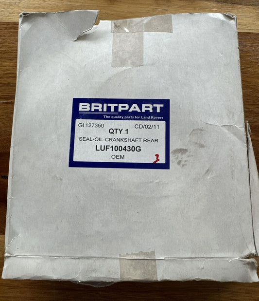 BRITPART Land Rover Oil Seal Crankshaft Rear LUF100430G NIOB NOS