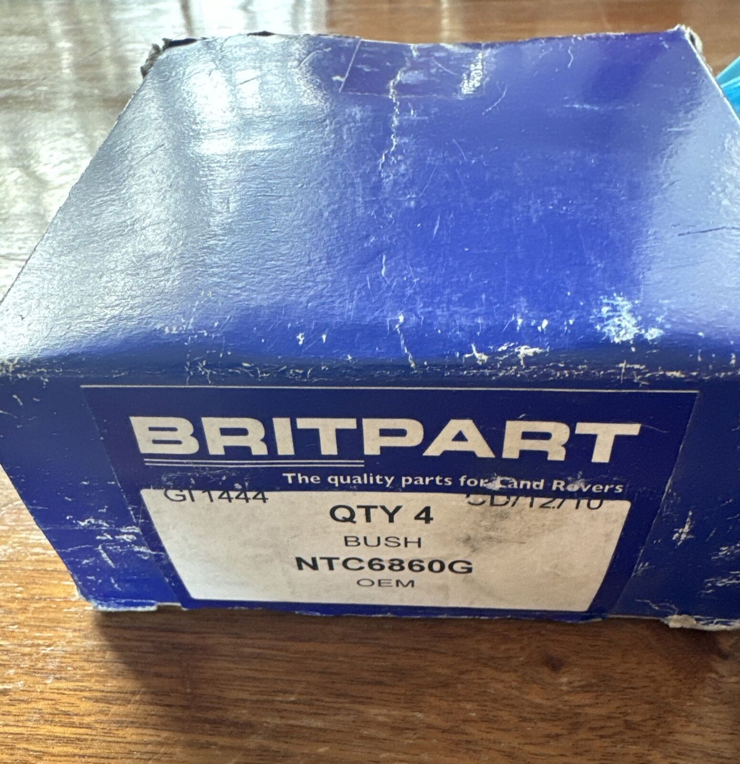 BRITPART Land Rover Bush Set Qty 4 NTC6860G NIB NOS