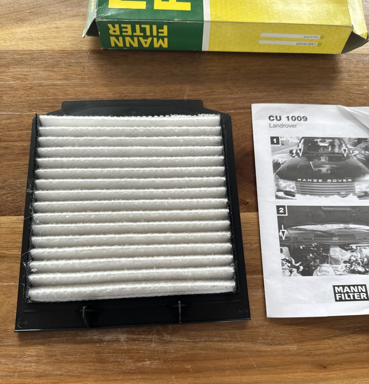 MANN-FILTER  Cabin Air Filter CU 1009 Land Rover NIOB NOS