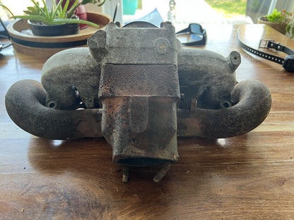 Early 1961 Land Rover Series II Engine Intake and Exhaust Manifold 2.25