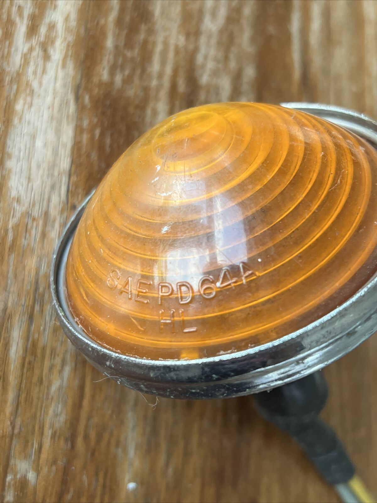 Land Rover Series II / IIa /III  -PD-64-A PD64A Indicator Light W/ Amber Lens